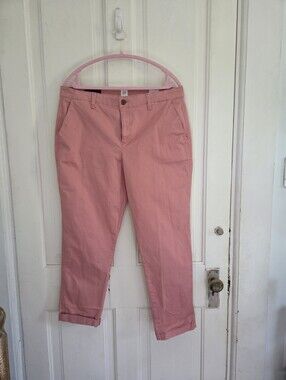 Gap Pink Girlfriend Khaki Pants